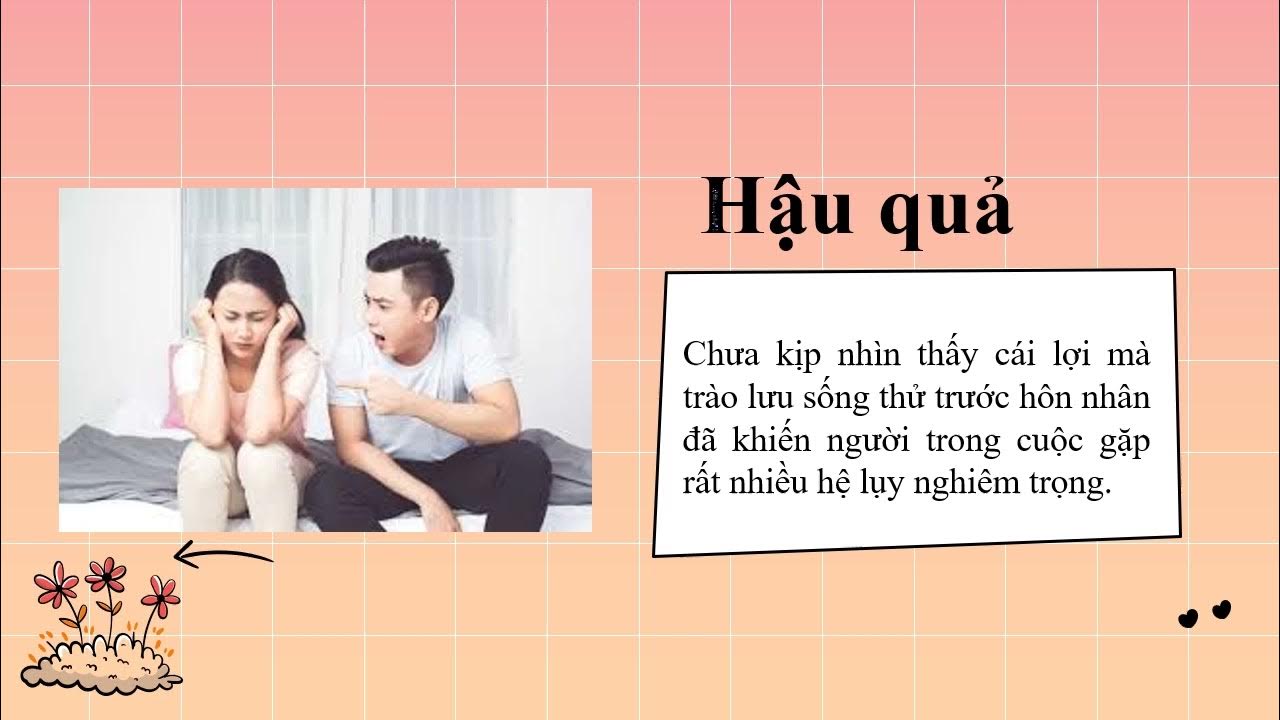 Những Hệ Lụy Tiềm Ẩn Của Việc Sống Thử